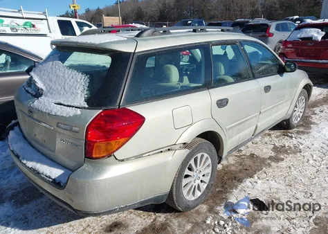 2007 Subaru Outback 2.5I Basic z USA, uszkodzony, nr VIN 4S4BP61C477322430